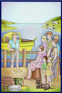 The Mighty River - example illustrated page